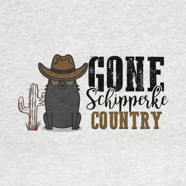 Gone Schipperke Country by The Heidaway Art Designs